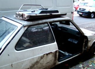 Rablele abandonate în oraș au început să fie ridicate