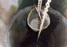 Fântânile din Cătina, colmatate din cauza ploilor