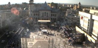 Patinoar mobil și târg de Crăciun, în centrul orașului