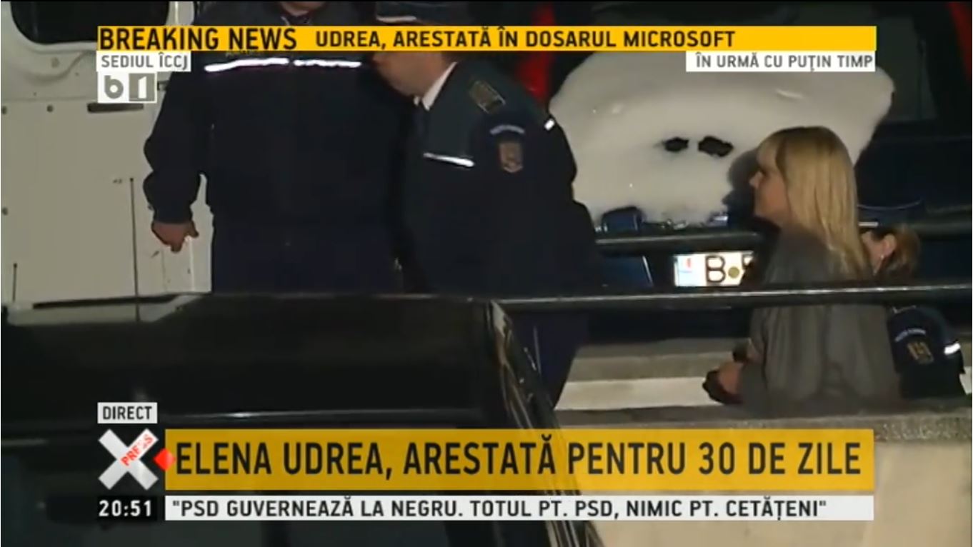 Elena Udrea, în spatele gratiilor pentru 30 de zile
