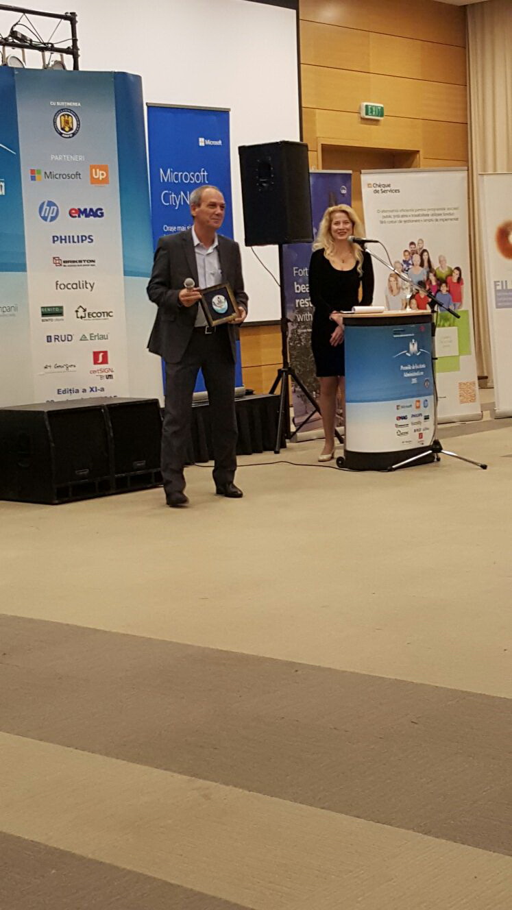 Premiu de Excelență la Gala Premiilor în Administrație, acordat Primăriei Buzău pentru ”Cel mai frumos centru istoric”