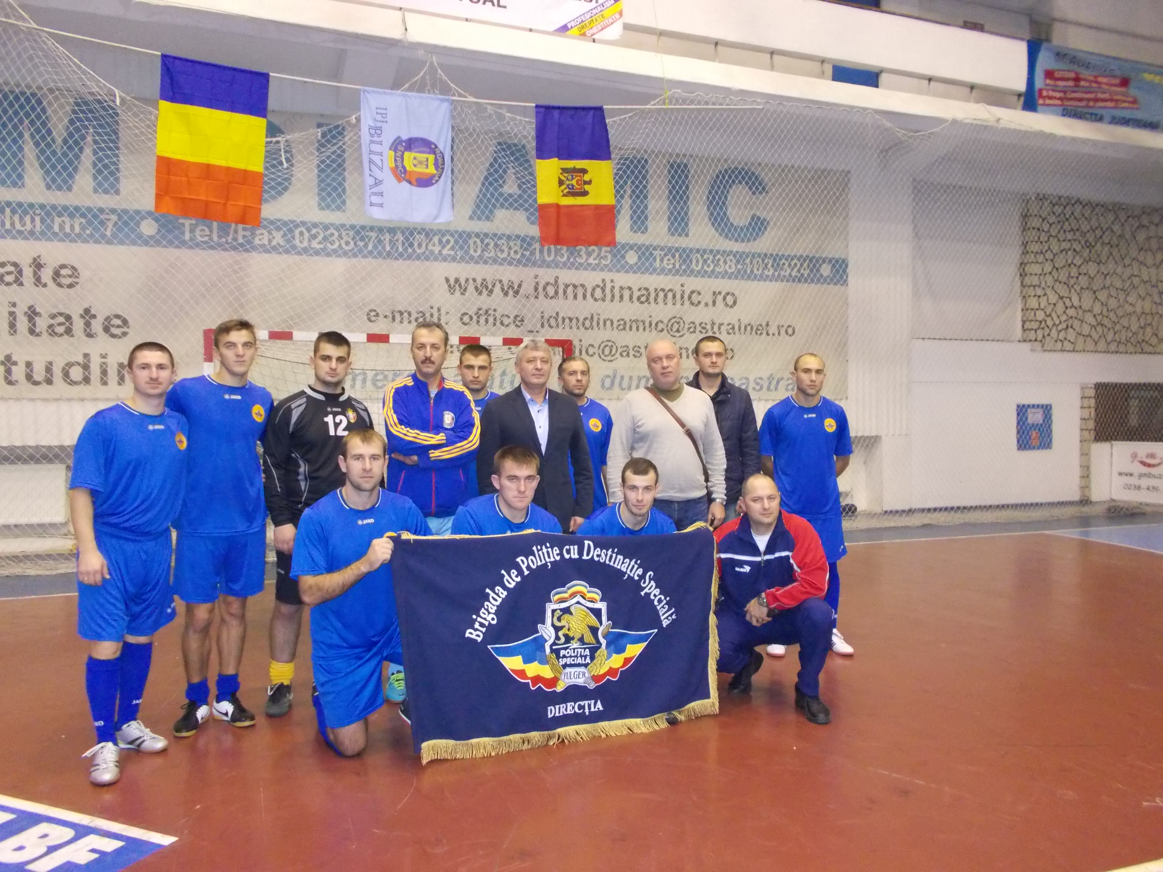 Polițiștii din Galați, campionii turneului de fotbal organizat la Buzău în memoria chestorului Ion Sultănescu