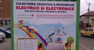 Unul din cele trei centre de colectare a deşeurilor electrice a fost deja devastat. Au fost furate patru televizoare vechi