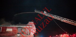 Incendiu de proportii, azi-noapte, la Hanul America