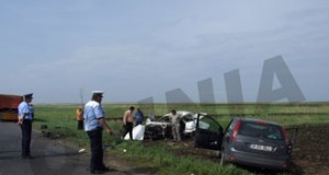 Un mort şi un rănit, bilanţul unui accident petrecut pe E85