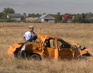 Accident grav pe E 85