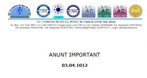 Mâine se oprește apa la blocurile racordate la PT33 Spiru Haret