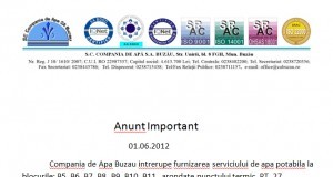 Astăzi se opreşte apa rece în cartierul Dorobanţi