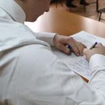 Un candidat a fost eliminat din bac astăzi! El a încercat să copieze