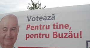 Materiale electorale ale lui Victor Mocanu rupte de liberali în comunele Cozieni și Bozioru