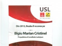 În Săptămîna Mare, Cristinel Bâgiu îşi face campanie electorală fără scrupule! Deşi candidează pentru Consiliul Judeţean, a distribuit materiale în care apare sediul Primăriei