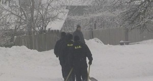 Deszăpezirea la Moisica s-a făcut cu „mascaţi”