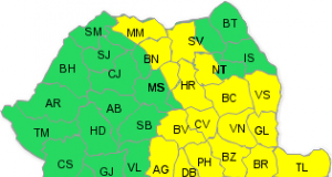 Județul Buzău intră din nou sub cod galben de ploi începând din această noapte