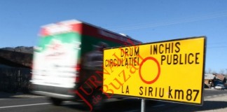 DN10 Buzau-Brasov s-a blocat in aceasta dimineata la Siriu