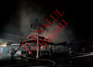 Incendiul de duminica seara din Piata Crang in atentia organelor de ancheta