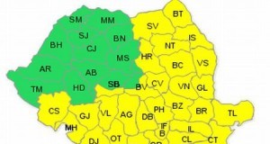 Meteorologii au emis o atenționare de cod galben de ninsori şi viscol