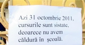 După ce au stat acasă din cauza frigului, elevii şcolii nr. 10 s-au întors astăzi la şcoală