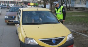 Taximetriştii buzoieni, verificaţi de poliţiştii rutieri