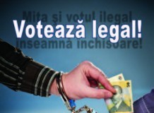 Poliţiştii au demarat campania „Votează legal!”