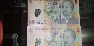 Bancnote de 10 lei, contrafăcute?