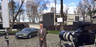 Jurnalistul buzoian Adelin Petrişor, imaginea BMW seria 7