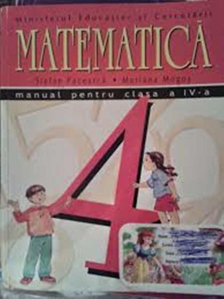 Manualele pentru clasa a patra întârzie