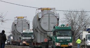 Atenţie şoferi! Un transport agabaritic tranzitează Buzăul