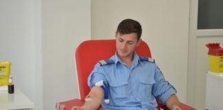 Jandarmii buzoieni, o nouă acțiune de donare de sânge
