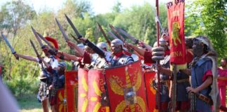 Lupte între daci şi romani în Parcul Crâng