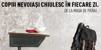 „Mese calde pentru copii nevoiaşi”, proiect al Crucii Roşii pentru prevenirea abandonului şcolar