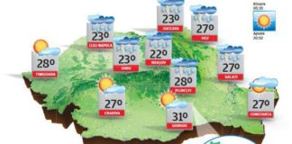 Vreme foarte caldă cu până la 31 de grade Celsius, dar și instabilă în unele zone | PROGNOZA METEO