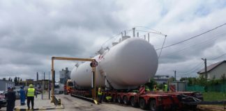 Transport agabaritic pe străzile din oraș