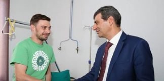 Militarul buzoian rănit în Afganistan va fi externat