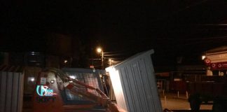 Tarabele de pe Independenţei, ridicate în miez de noapte