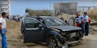 Omul de afaceri buzoian Ion Burlacu, implicat intr-un accident rutier