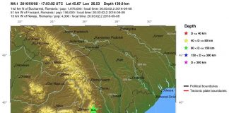 Un nou cutremur s-a produs în regiunea Vrancea. Vezi aici ce magnitudine a avut