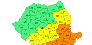 Codul portocaliu de ninsori şi viscol în Buzău și alte 11 județe
