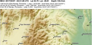 Cutremur puternic în Vrancea. Vezi aici magnitudinea