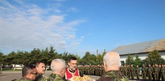 Ceremonie de comemorare a caporalului Cristinel Jianu