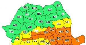 Buzăul, sub cod portocaliu de ploi