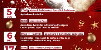 Vezi aici calendarul complet al manifestărilor organizate de Consiliul Județean, de sărbători