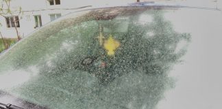 Val de praf saharian, peste România