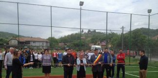 Teren de sport multifuncțional, inaugurat la Pătârlagele