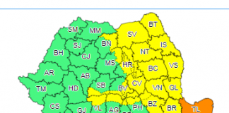 Avertizarea meteorologică de ploi și instabilitate atmosferică, din nou, prelungită