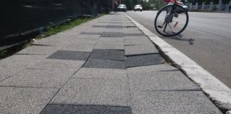 Calea Eroilor s-a surpat pe anumite porţiuni, la trei luni de la inaugurare