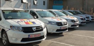 Mașini noi în dotarea Inspectoratului de Poliție