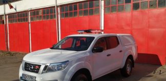 Autopecială nouă pentru intervenţii la misiuni pirotehnice, în dotarea ISU Buzău