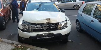O mașină a Primăriei Buzău, implicată într-un accident rutier