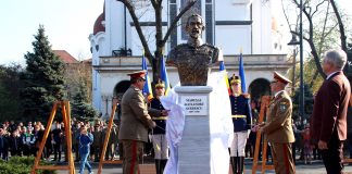 Bustul Maresalului Averescu, dezvelit la Bucuresti