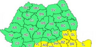 Buzăul, sub cod galben de ninsori